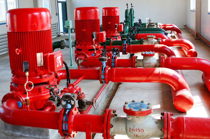 Dubai fire protection pipe-fittings-flange system project